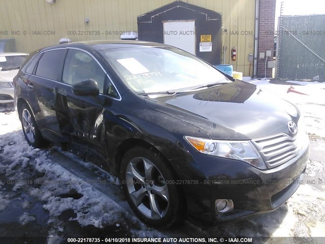 4T3BK3BB5AU027548 - 2010 TOYOTA VENZA BLACK photo 1