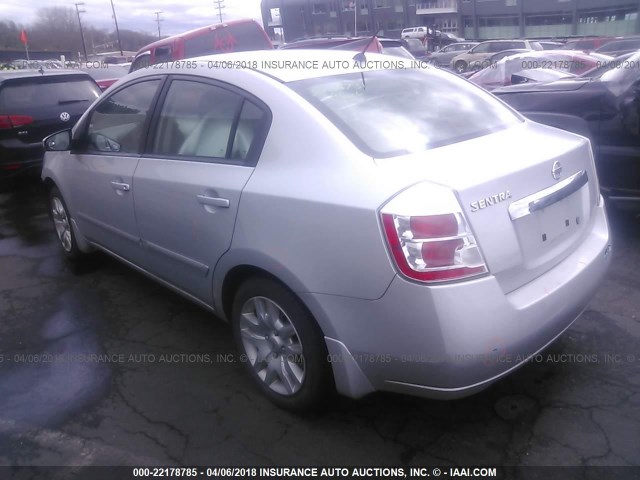 3N1AB6APXAL665850 - 2010 NISSAN SENTRA 2.0/2.0S/SR/2.0SL SILVER photo 3