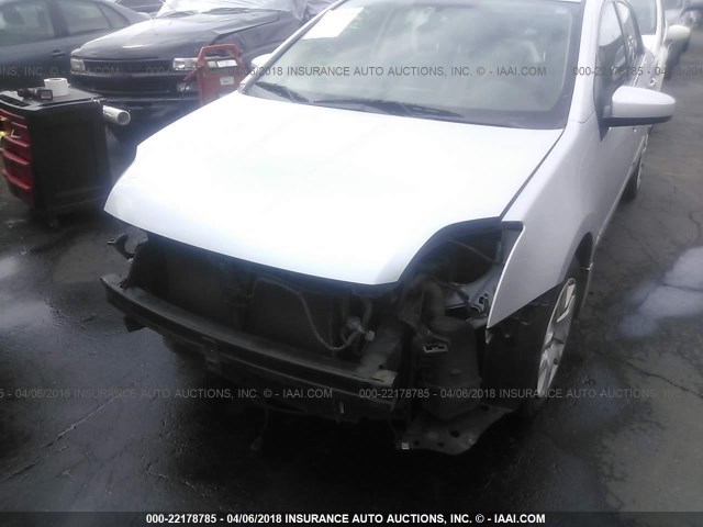 3N1AB6APXAL665850 - 2010 NISSAN SENTRA 2.0/2.0S/SR/2.0SL SILVER photo 6