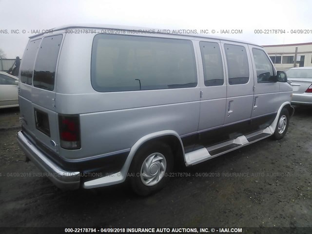 1FMEE11L1VHA48309 - 1997 FORD ECONOLINE E150 SILVER photo 4