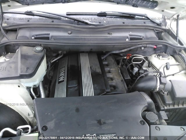 WBAFA53501LM76712 - 2001 BMW X5 3.0I WHITE photo 10