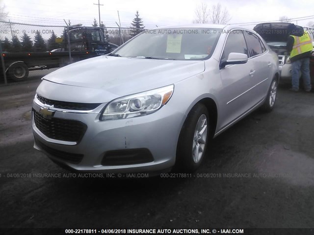 1G11C5SL6FF151245 - 2015 CHEVROLET MALIBU 1LT SILVER photo 2