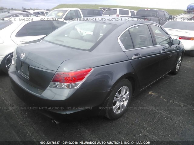 1HGCP2F4XAA016637 - 2010 HONDA ACCORD LXP GRAY photo 4