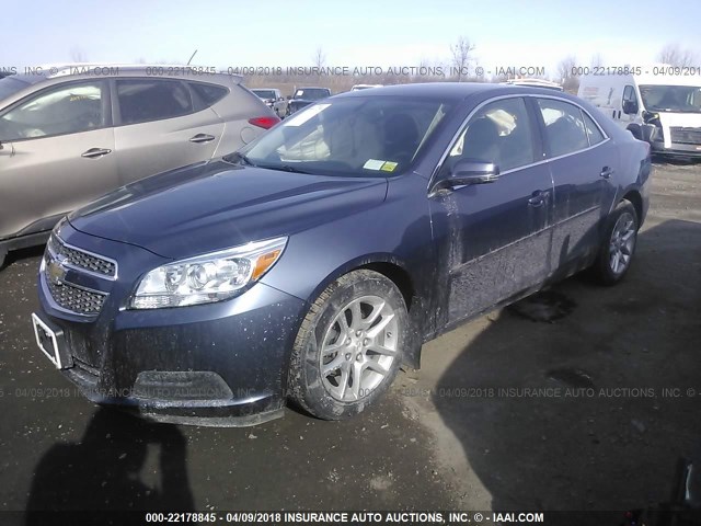 1G11C5SA1DF202002 - 2013 CHEVROLET MALIBU 1LT 蓝色 照片 2