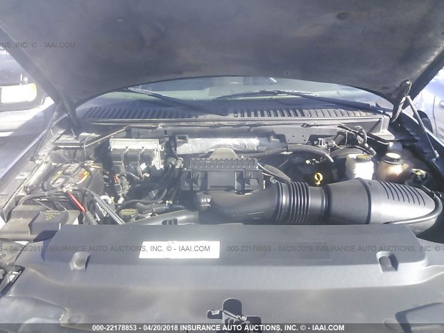 1FMPU15576LA50023 - 2006 FORD EXPEDITION XLT შავი ფოტო 10