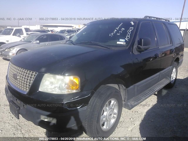 1FMPU15576LA50023 - 2006 FORD EXPEDITION XLT BLACK photo 2