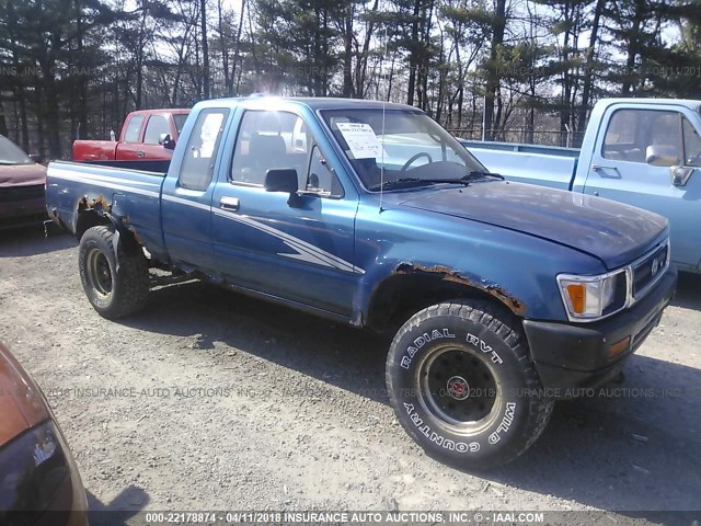 4TAVN13D2RZ229375 - 1994 TOYOTA PICKUP 1/2 TON EXTRA LONG WHEELBASE DX BLUE photo 1