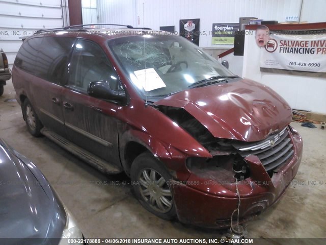 2A4GP54L07R311465 - 2007 CHRYSLER TOWN & COUNTRY TOURING MAROON photo 1