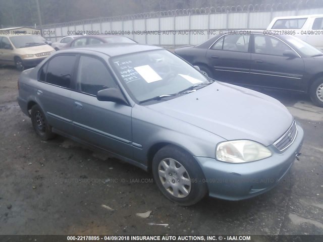 2HGEJ661XYH505879 - 2000 HONDA CIVIC SE GREEN photo 1