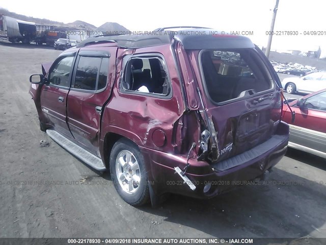 1GKET16S136214805 - 2003 GMC ENVOY XL MAROON photo 3