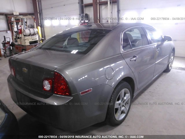 1G1ZB5E18BF104342 - 2011 CHEVROLET MALIBU LS 棕色 照片 4