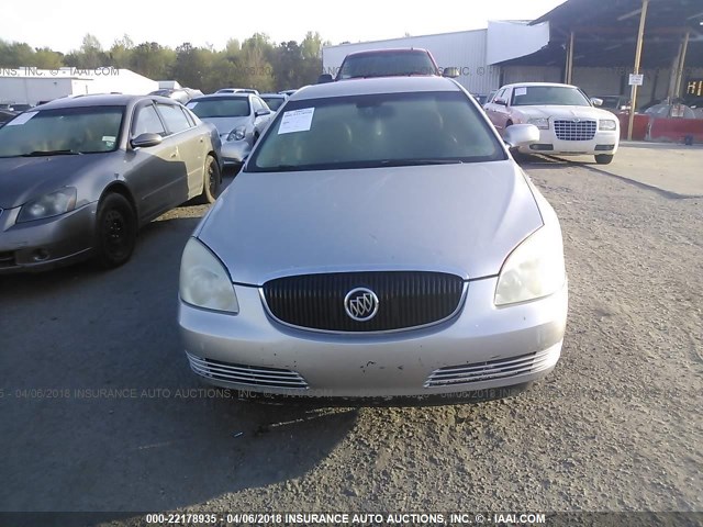 1G4HD57266U136559 - 2006 BUICK LUCERNE CXL SILVER photo 6