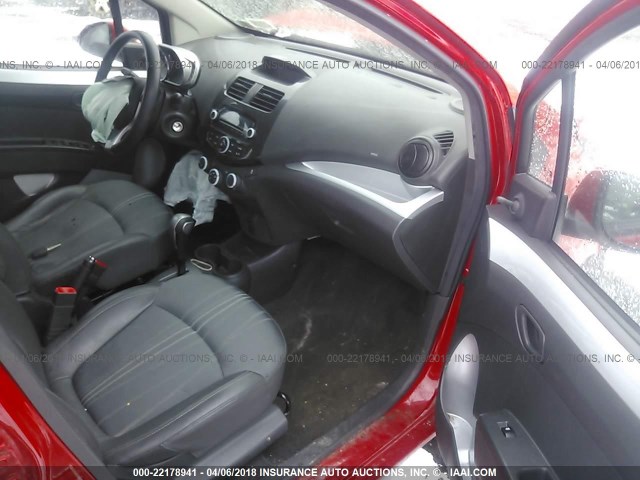 KL8CB6S91FC713964 - 2015 CHEVROLET SPARK LS RED photo 5