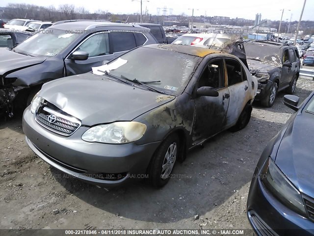 2T1BR32E47C798642 - 2007 TOYOTA COROLLA CE/LE/S GRAY photo 2