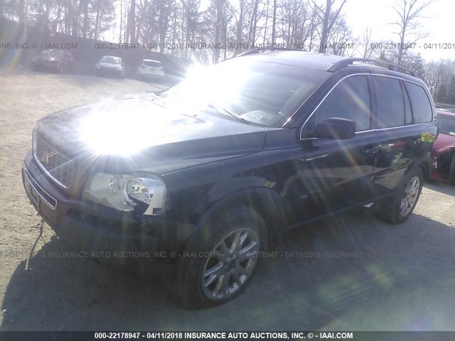 YV1CZ852951206473 - 2005 VOLVO XC90 V8 BLACK photo 2