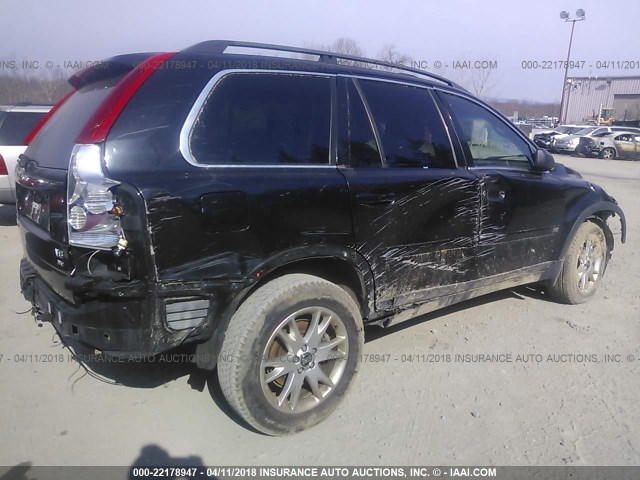 YV1CZ852951206473 - 2005 VOLVO XC90 V8 BLACK photo 4