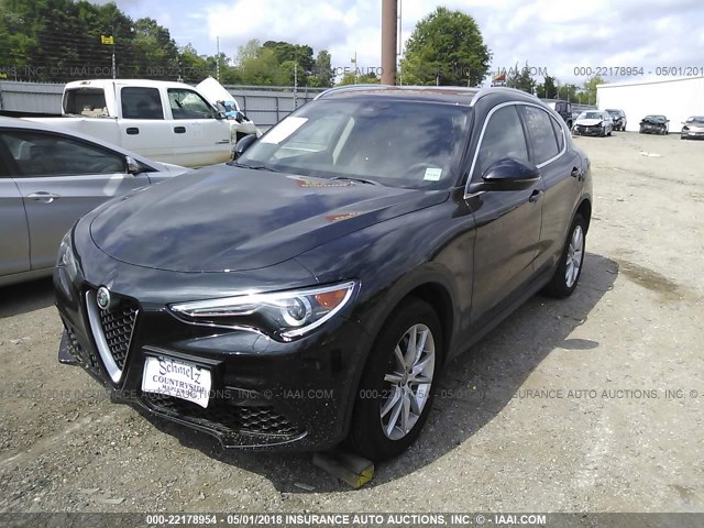 ZASFAKBN7J7B73719 - 2018 ALFA ROMEO STELVIO TI BLACK photo 2