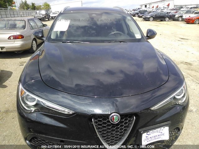 ZASFAKBN7J7B73719 - 2018 ALFA ROMEO STELVIO TI BLACK photo 6