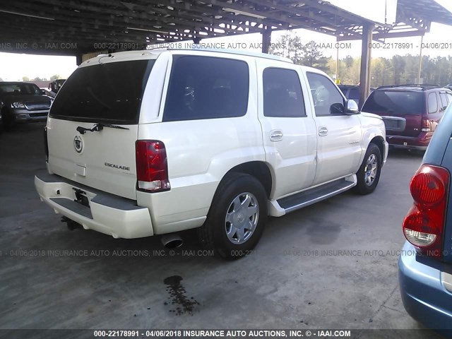 1GYEC63T24R160379 - 2004 CADILLAC ESCALADE LUXURY თეთრი ფოტო 4