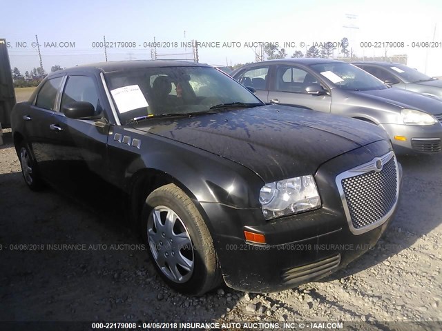 2C3KA43RX7H705857 - 2007 CHRYSLER 300 BLACK photo 1