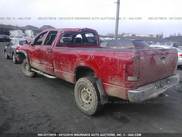 3D7KU28C54G238358 - 2004 DODGE RAM 2500 ST/SLT 红色 照片 3