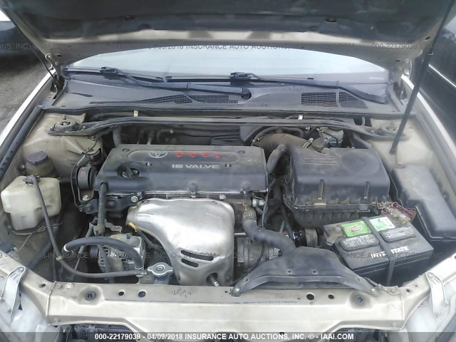 4T1BE32K03U132727 - 2003 TOYOTA CAMRY LE/XLE/SE BEIGE photo 10