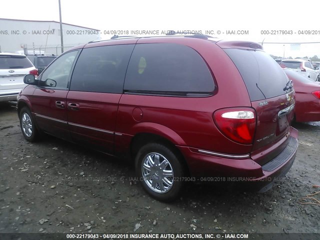 2A8GP64L97R140056 - 2007 CHRYSLER TOWN & COUNTRY LIMITED RED photo 3