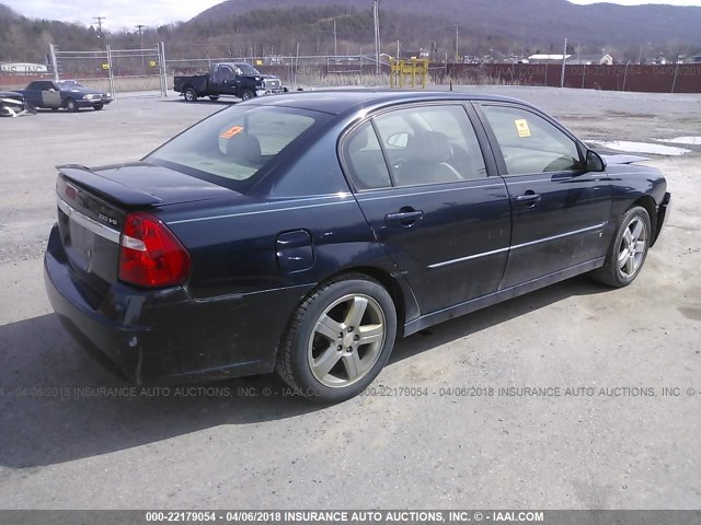 1G1ZU53876F273929 - 2006 CHEVROLET MALIBU LTZ 深蓝色 照片 4