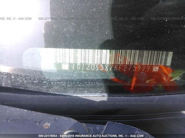 1G1ZU53876F273929 - 2006 CHEVROLET MALIBU LTZ 深蓝色 照片 9