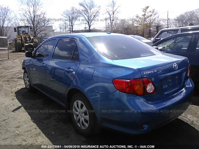 JTDBU4EE6A9096920 - 2010 TOYOTA COROLLA S/LE/XLE BLUE photo 3