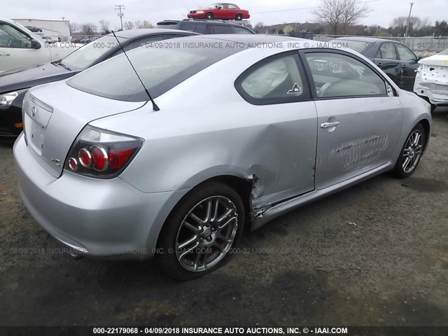 JTKDE167480240007 - 2008 TOYOTA SCION TC 银色 照片 4