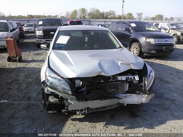 1G11B5SL4EF267450 - 2014 CHEVROLET MALIBU LS SILVER photo 6