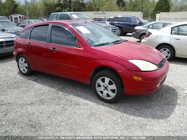 3FAFP37312R146200 - 2002 FORD FOCUS ZX5 RED photo 1