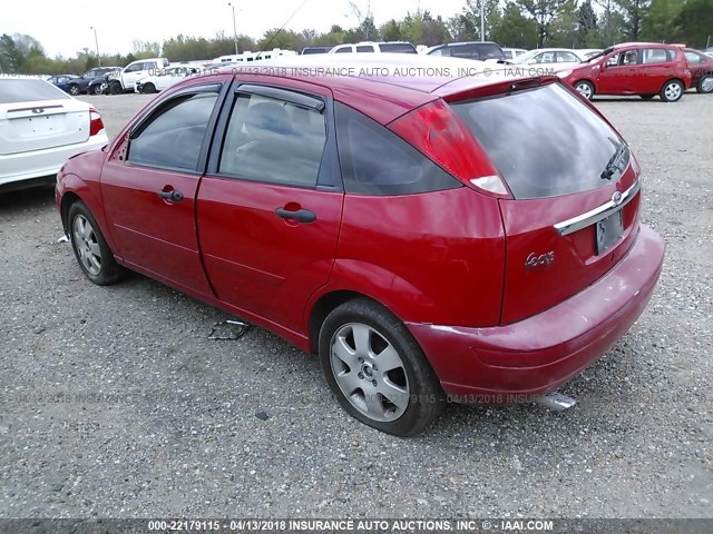 3FAFP37312R146200 - 2002 FORD FOCUS ZX5 RED photo 3