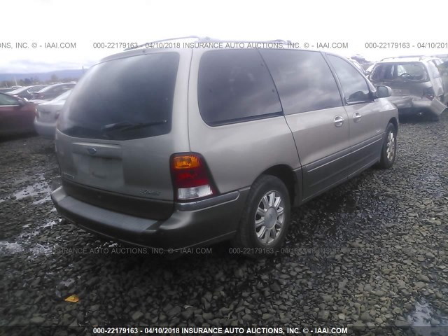 2FMDA58491BA73740 - 2001 FORD WINDSTAR LIMITED SILVER photo 4