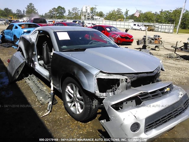 2G1FA1E37E9161175 - 2014 CHEVROLET CAMARO LS SILVER photo 6