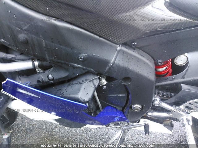 JYARJ12E96A000595 - 2006 YAMAHA YZFR6 L BLUE photo 9