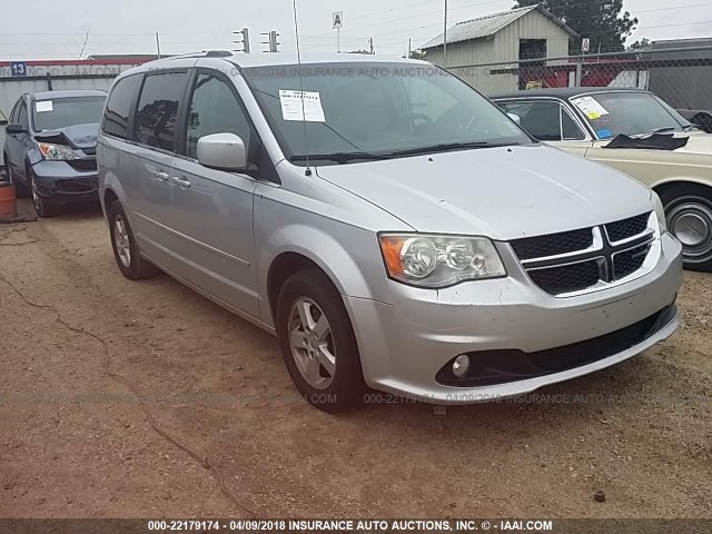 2D4RN5DG8BR755647 - 2011 DODGE GRAND CARAVAN CREW SILVER photo 1