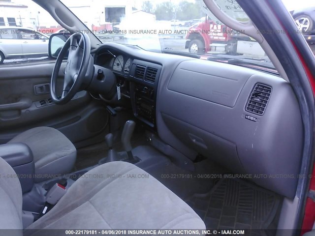 5TEHN72N34Z340240 - 2004 TOYOTA TACOMA DOUBLE CAB 红色 照片 5