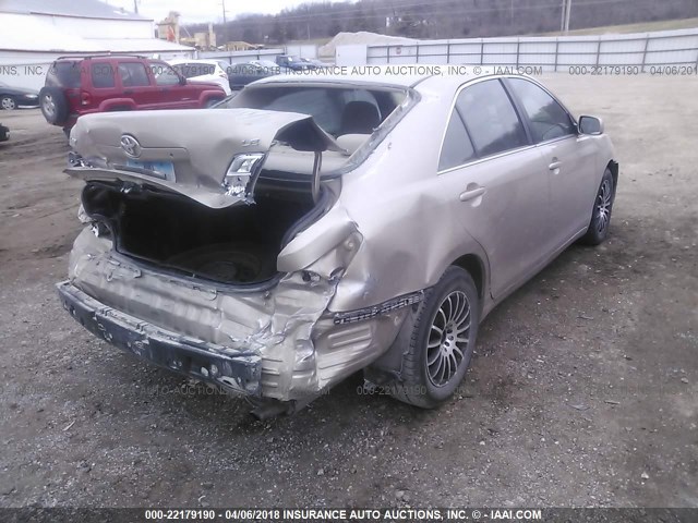 4T1BE46K77U170896 - 2007 TOYOTA CAMRY NEW GENERAT CE/LE/XLE/SE GOLD photo 4