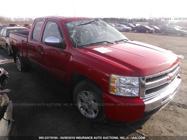 2GCEK290391107947 - 2009 CHEVROLET SILVERADO K1500 LT RED photo 1