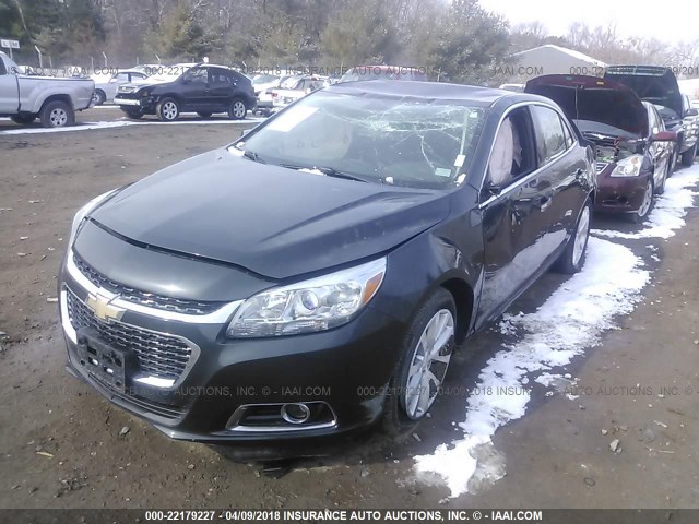 1G11F5SL2FF228779 - 2015 CHEVROLET MALIBU LTZ 灰色 照片 2
