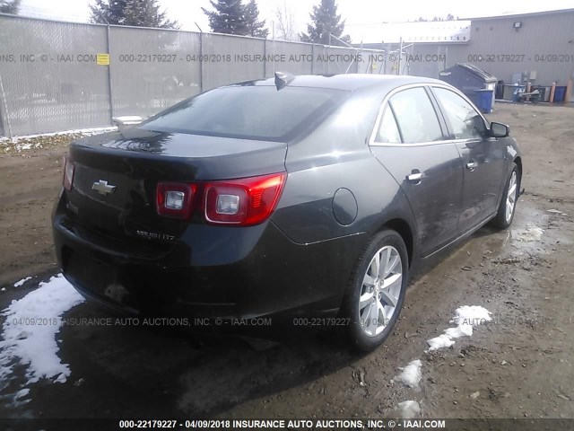 1G11F5SL2FF228779 - 2015 CHEVROLET MALIBU LTZ 灰色 照片 4