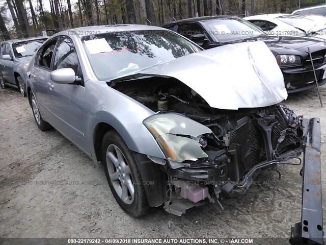 1N4BA41EX4C840062 - 2004 NISSAN MAXIMA SE/SL SILVER photo 1