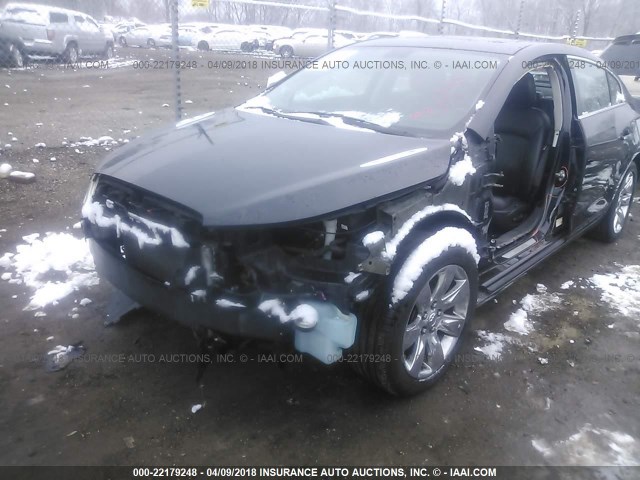 1G4GE5EV9AF209815 - 2010 BUICK LACROSSE CXS BLACK photo 6