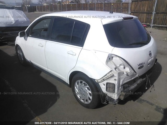 3N1BC1CP8BL364738 - 2011 NISSAN VERSA S/SL WHITE photo 3