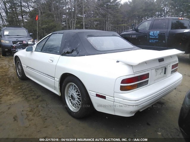 JM1FC3514J0100107 - 1988 MAZDA RX7 WHITE photo 3