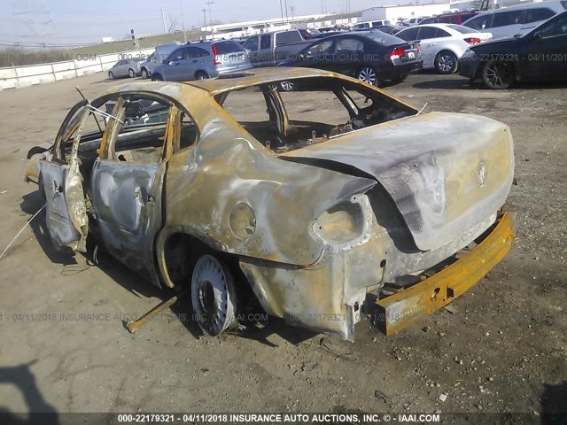 2G4WE567751328262 - 2005 BUICK LACROSSE CXS BLACK photo 3