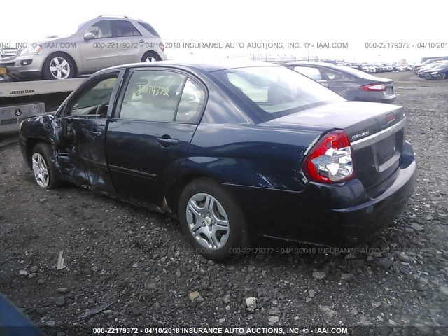 1G1ZS58F87F112648 - 2007 CHEVROLET MALIBU LS 深蓝色 照片 3