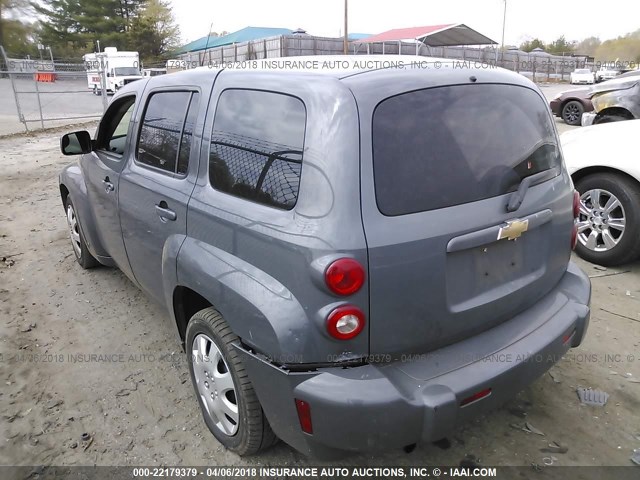 3GNDA13D28S618144 - 2008 CHEVROLET HHR LS 灰色 照片 3